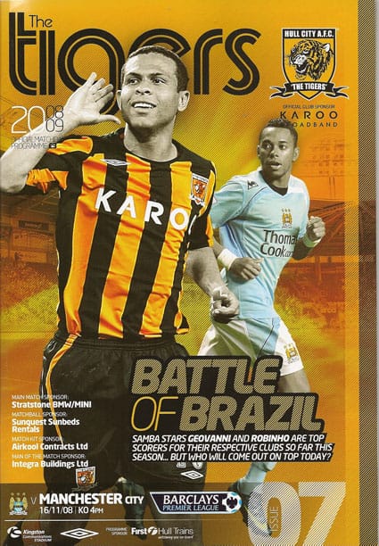 Hull City FC v Manchester City FC